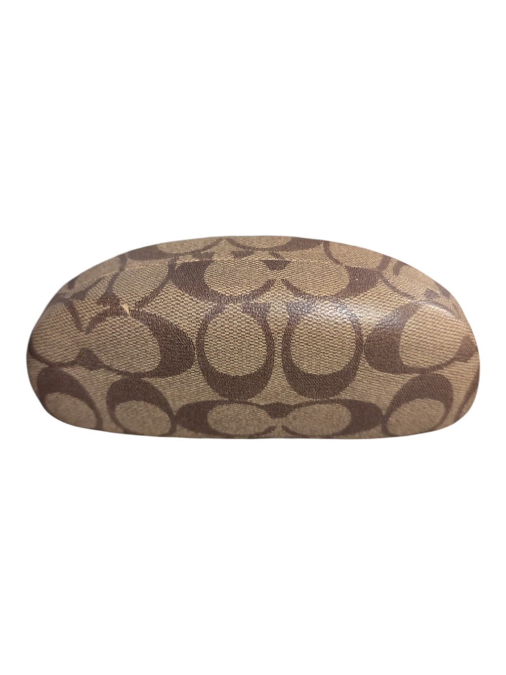 Coach Brown Signature C Monogram Glasses/Sunglasses Case - Picture 3 of 6